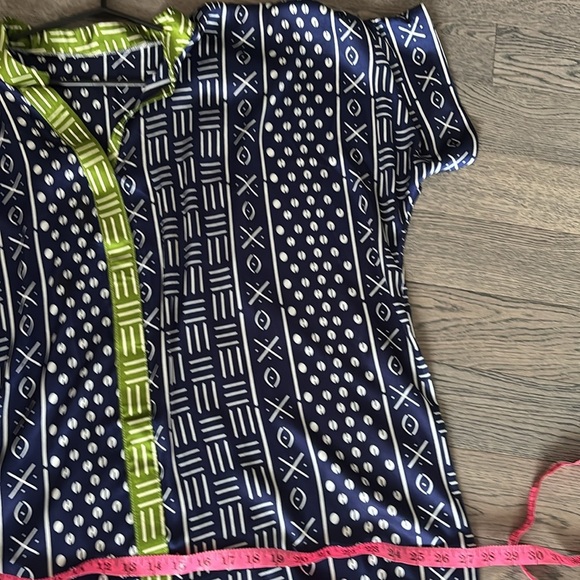 Vintage V NECK urban printed SILK Maxi Dress Kaftan - Picture 12 of 14